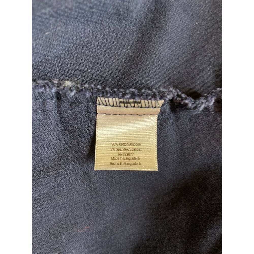 Vintage Y2K St. John’s Bay Corduroy Blazer PM Navy Blue Retro Jacket Cottagecore - Picture 5 of 8